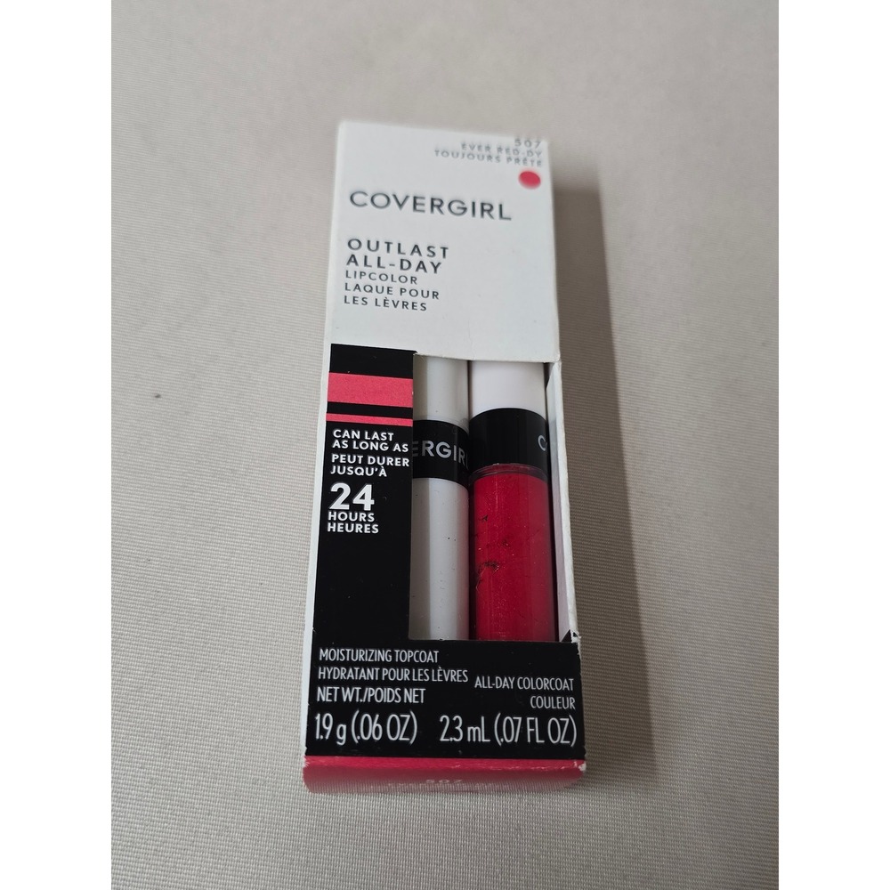 CoverGirl Outlast All Day Two Step Lipcolor #507 Ever Red-Dy .06oz